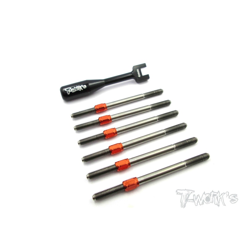 TB-060H Hybrid Titanium Turnbuckle Set For Serpent Spyder SRX-2 RM