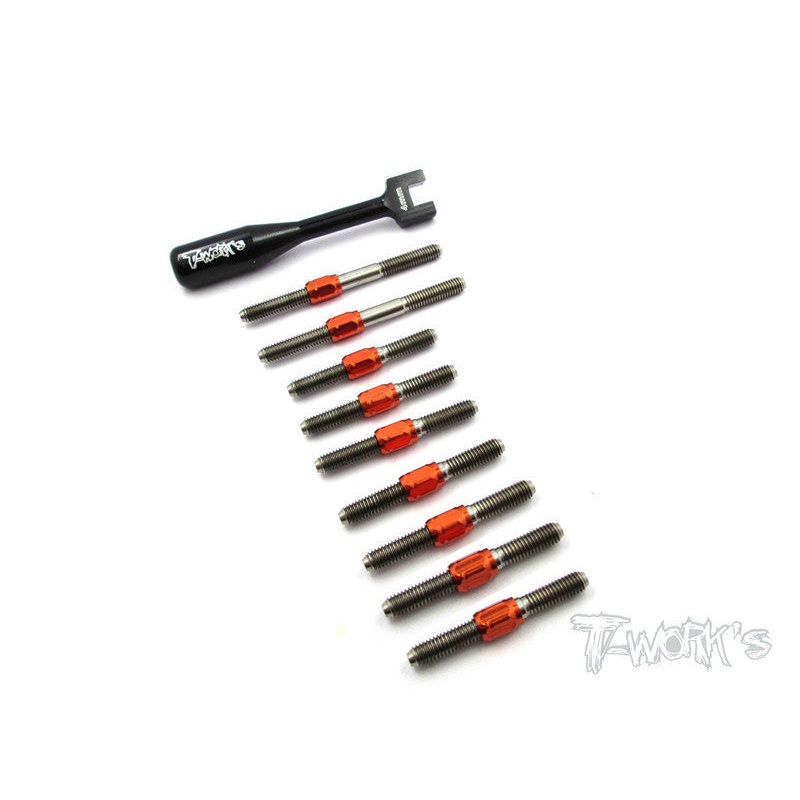 TB-067H Hybrid Titanium Turnbuckle Set  For Xray T4'15/T4'16/T4'17/T4'18/T4'19