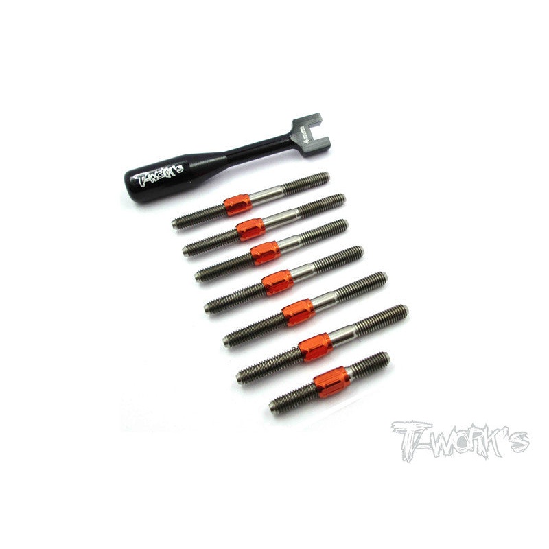 TB-073H Hybrid Titanium Turnbuckle Set For HPI Pro5