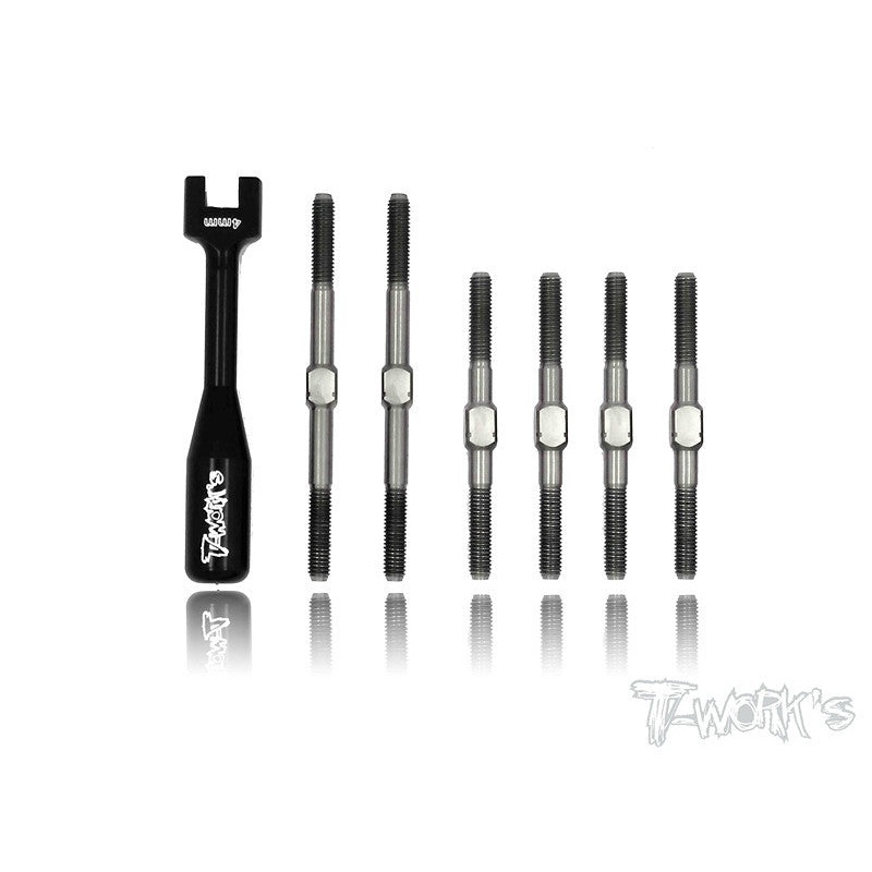 TB-074 Titanium Turnbuckle Set For Hot Bodies D413