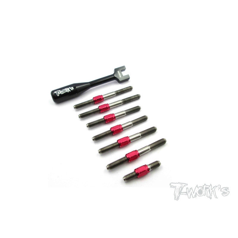 TB-075H Hybrid Titanium Turnbuckle Set For SpecR R2