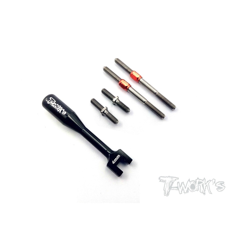 TB-079H Hybrid  Titanium Turnbuckle Set (  For Xray X12 /X12'16/X12'17/X12'18 EU/X12'18 US 2019 EU/US)