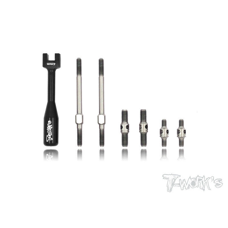 TB-081 Titanium Turnbuckle Set For HB R10
