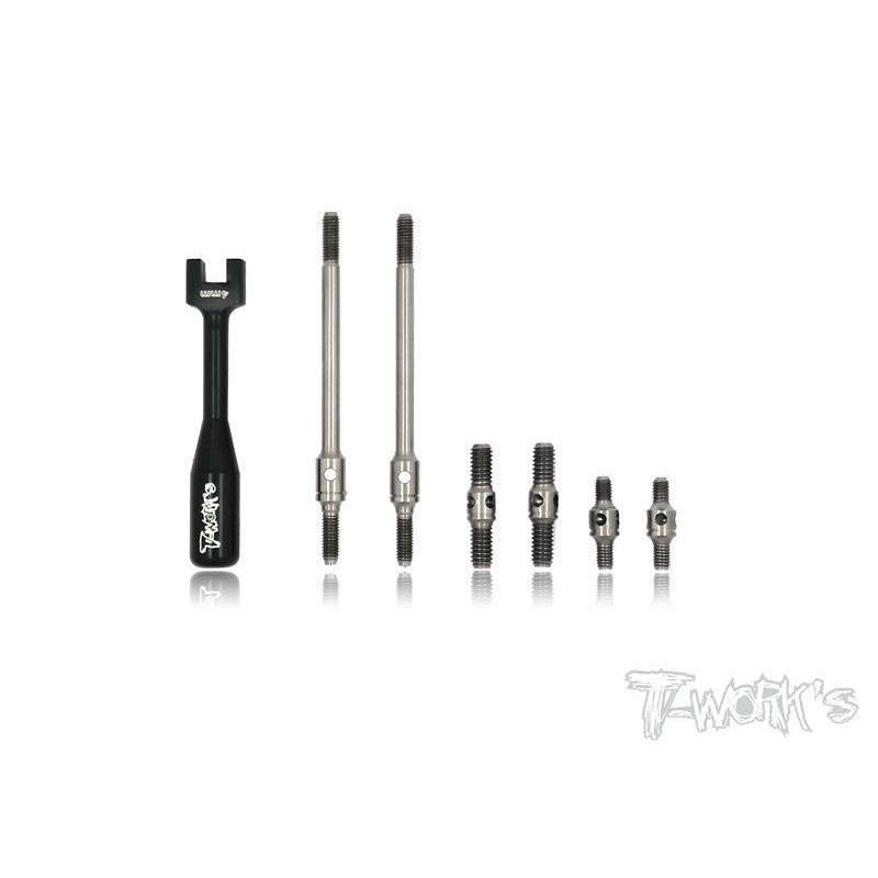 TB-082 Titanium Turnbuckle Set For HB R8