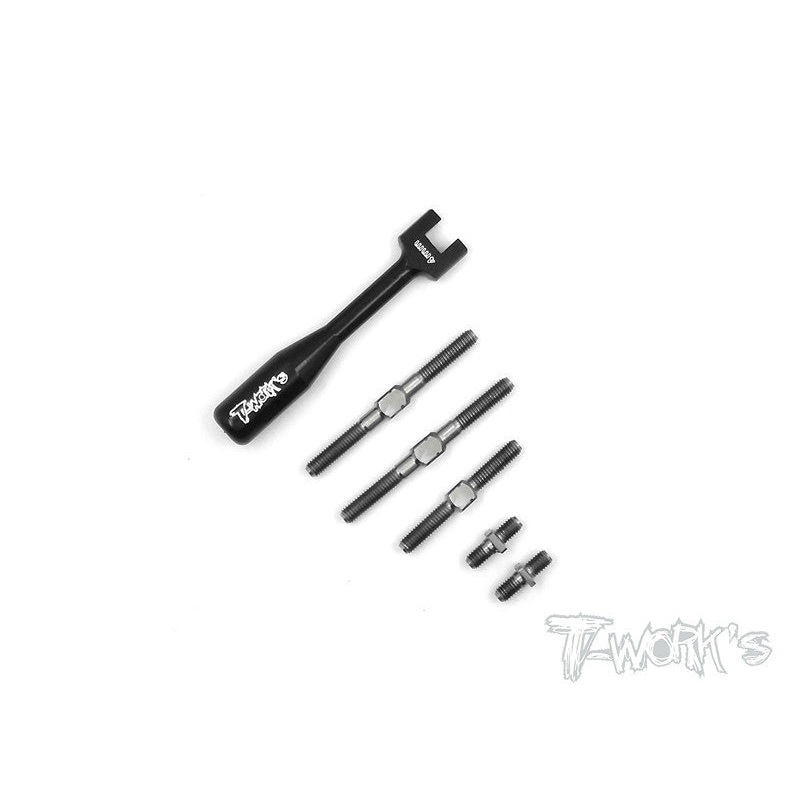 TB-083 64 Titanium Turnbuckle Set  For Serpent S100 SF2
