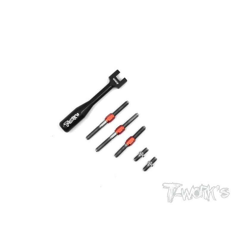 TB-083H Hybrid Titanium Turnbuckle Set  For Serpent F110 SF2