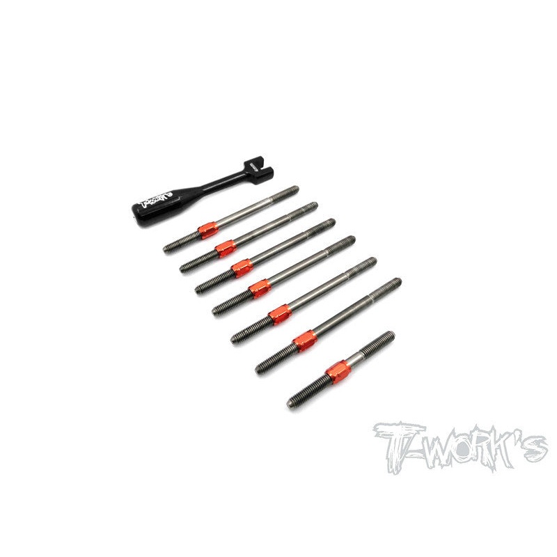 TB-088H Hybrid Titanium Turnbuckle Set ( For Serpent Spyder SRX4 )