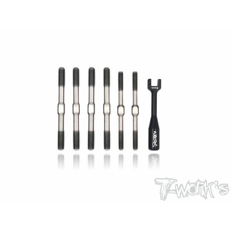 TB-093 64 Titanium Turnbuckle Set For TEKNO EB48.3