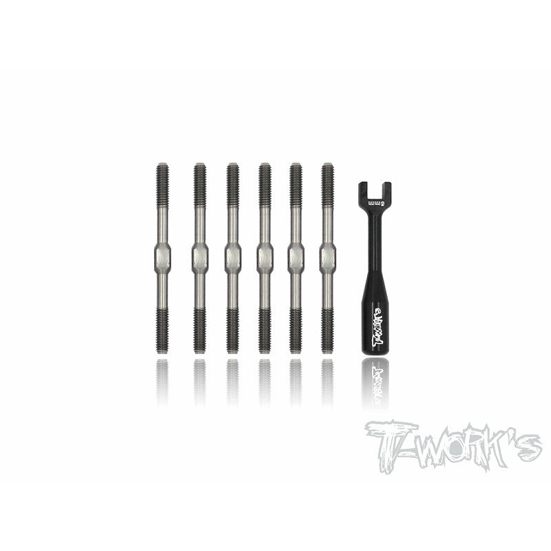 TB-094 64 Titanium Turnbuckle Set For TEKNO EB48SL/SCT410.3