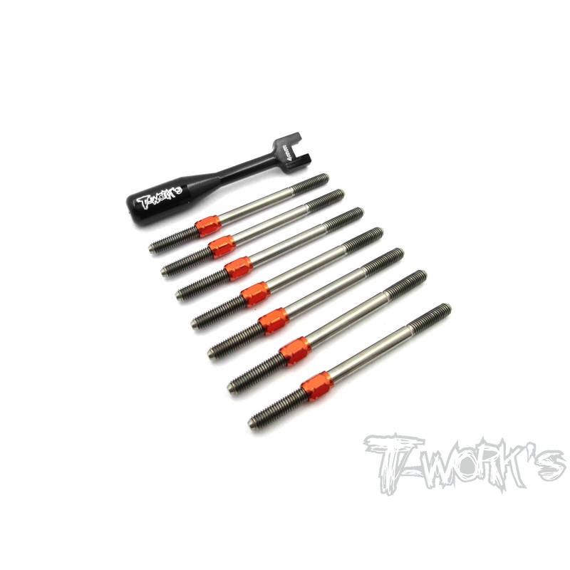 TB-134H  Hybrid Titanium Turnbuckle Set For Xray XB4 2017