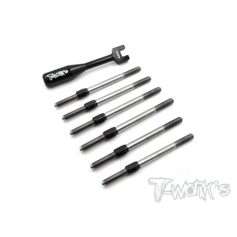 TB-147H Hybrid Titanium Turnbuckle Set ( For Yokomo YZ-2 DTM )