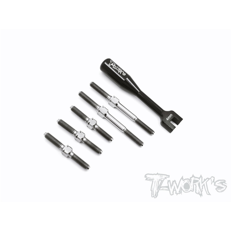 TB-16664 Titanium Turnbuckle Set ( For Xray NT1 2018/NT1 2023 )