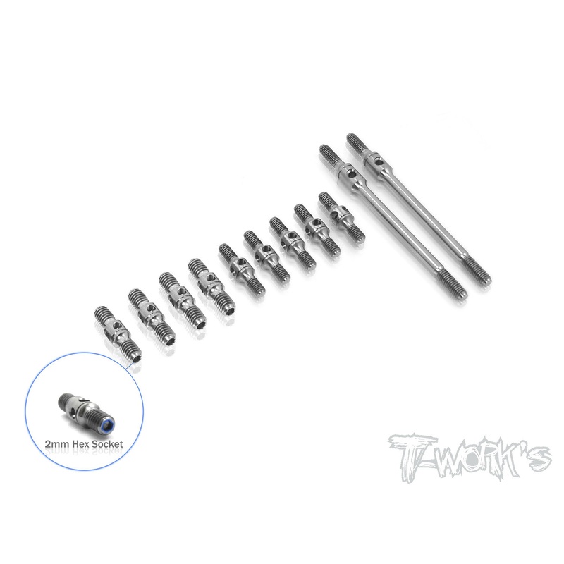 TB-169 64 Titanium Turnbuckle Set ( For Mugen MRX-6R)