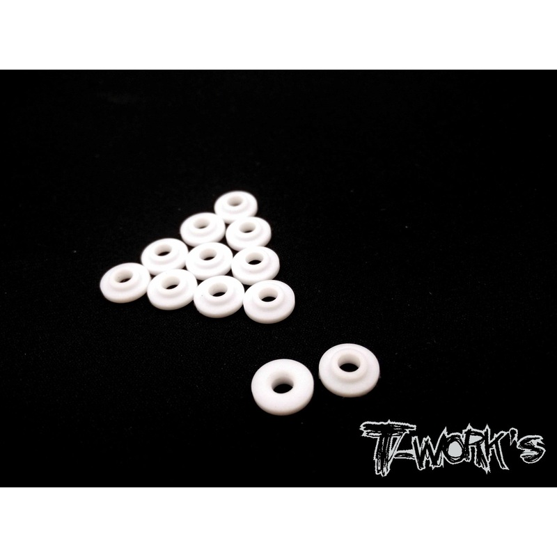 TE-122 Teflon Shock Shaft Guides ( For Yokomo BD7/BD7'15)   12pcs.