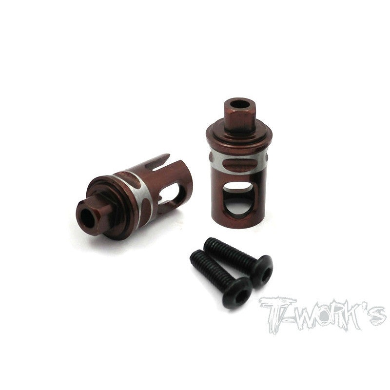 TE-126-H T-work's Spring Steel Front Spool Cups  ( For HPI/HB Pro 5 )