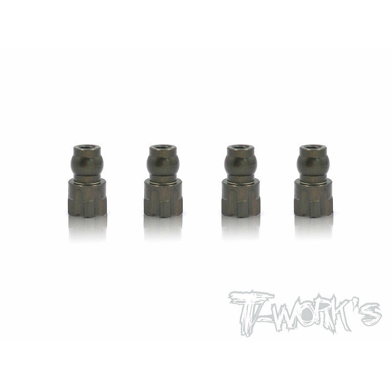 TE-128 7075-T6 Hard Coated Alum. Shock Bushings ( For Team Associated RC10 B5/B5M )
