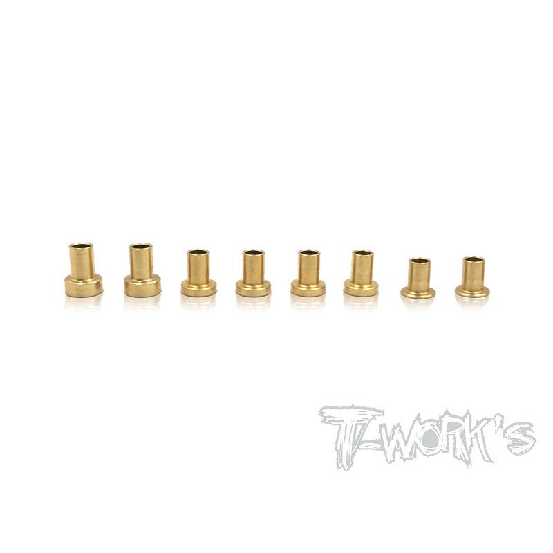 TE-130S Brass Caster Block Bushings Set (Team Associated RC10 B5/B5M/T5M/SC5M)