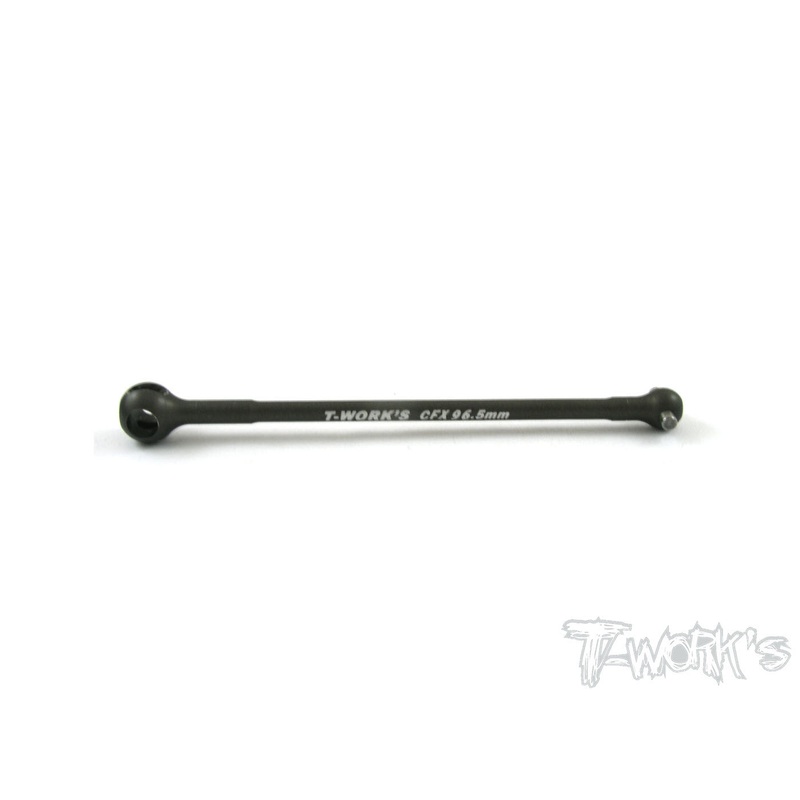 TO-135 7075-T6 Hard Coated CF X-system Drive shaft 96.5mm ( For Sworkz S350 BK1 X-system)