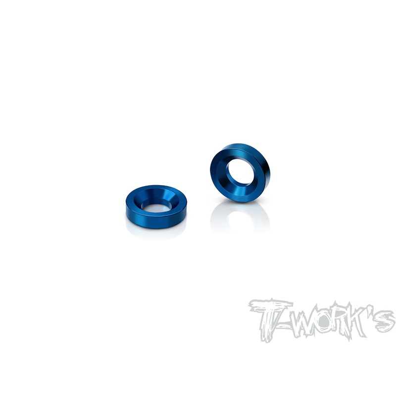 TO-182  7075-T6  3mm Front Track Width Adjust Spacer ( For Sworkz S350 )