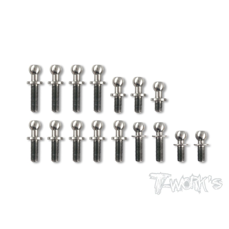 TP-070 64 Titanium Ball End set ( For Yokomo BD8 )