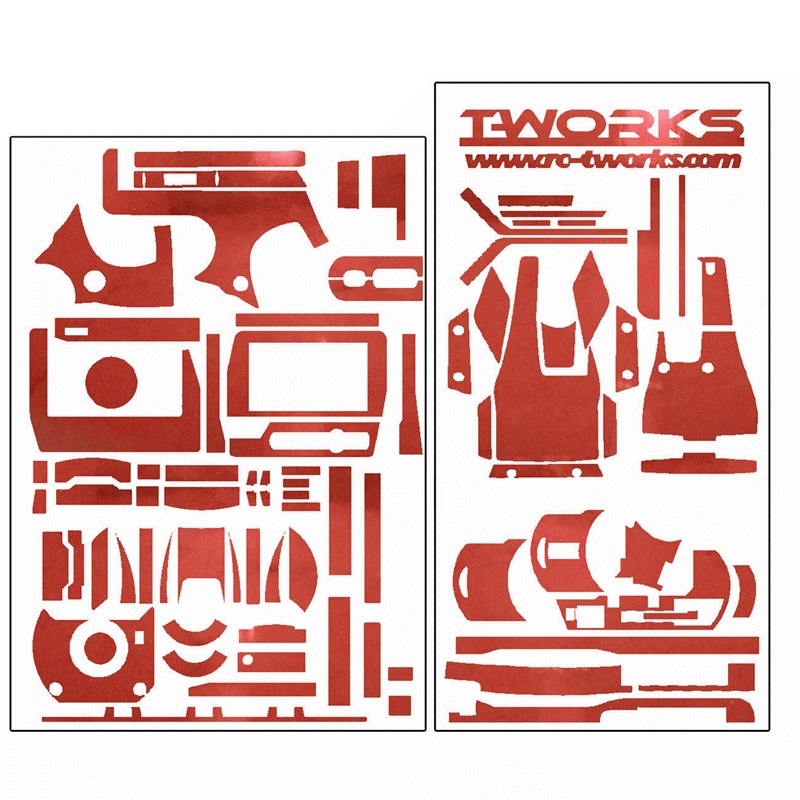 TS-033M Metal Chrome Radio Skin with LCD Screen Protector (For KO EX-2) 4 Colors