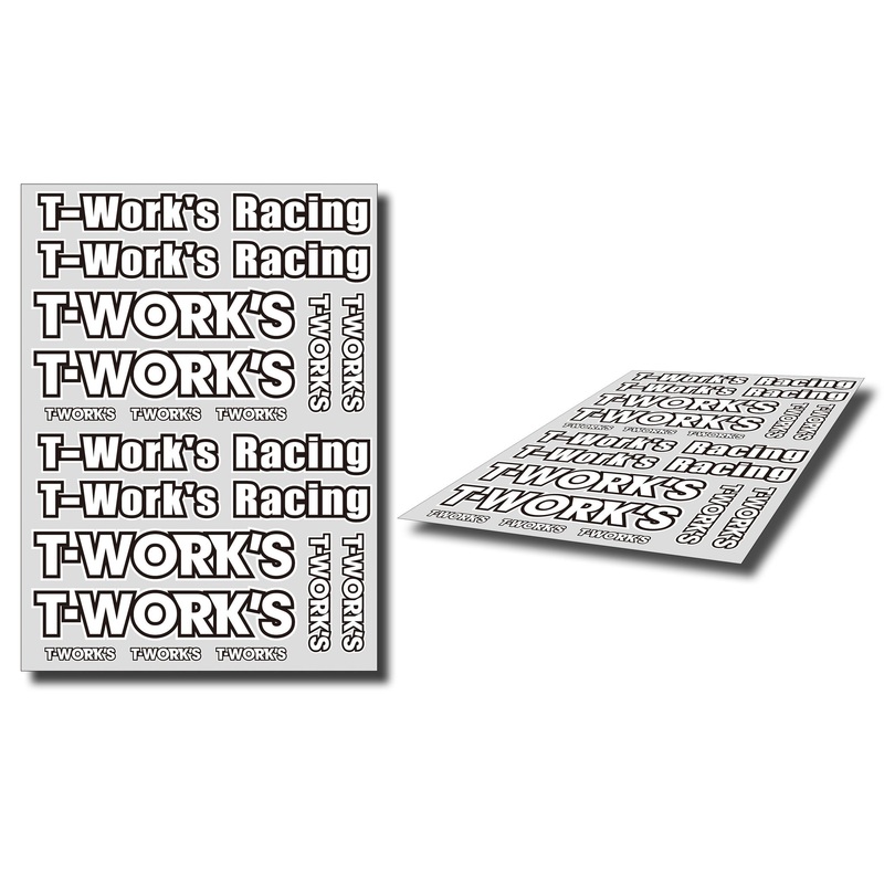 TS-039A  T-Work's Team White Decal A