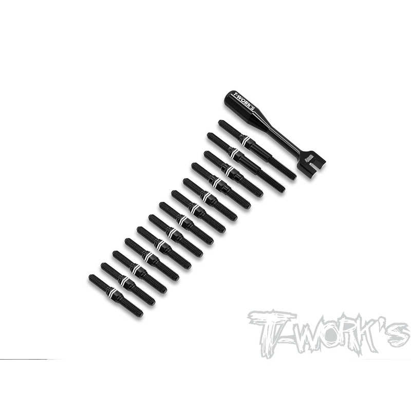 ABB-X4'25   Alum.7075-T6 Black Coating Turnbuckle Set ( For Xray X4'25)