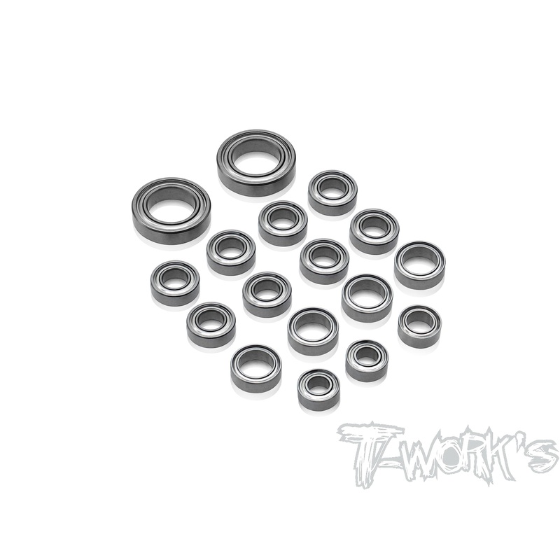 BBS-RC10T    Precision Ball Bearing Set  ( For Team Associated RC10T ) 17pcs.