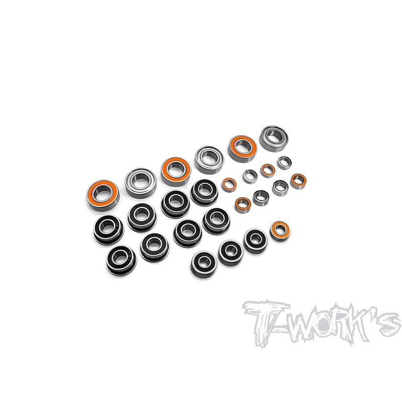 BBS-SCT4102.0   Precision Ball Bearing Set  ( For Tekno SCT4102.0 ) 26pcs.