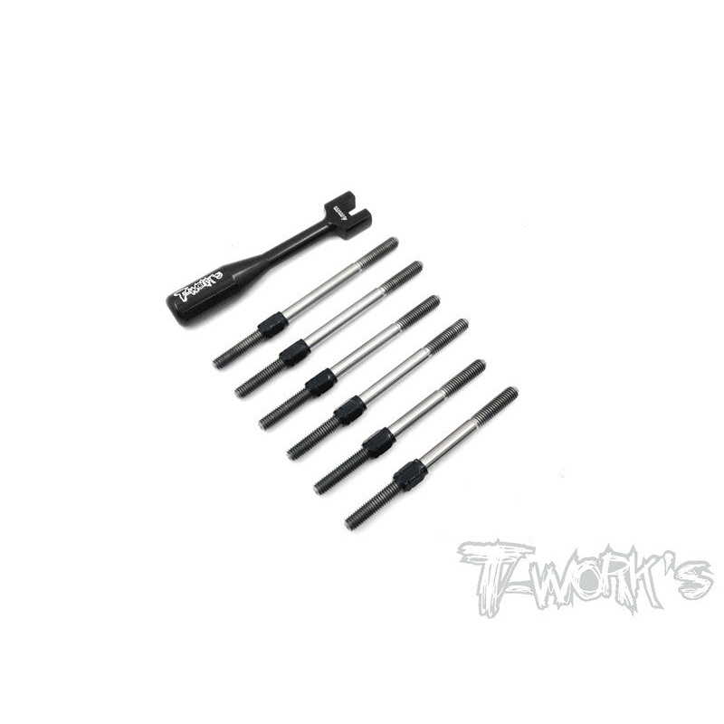 TB-090H Hybrid Titanium Turnbuckle Set ( For Yokomo YZ-4 )