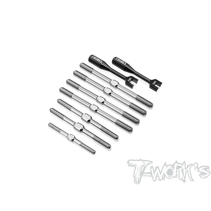 TB-332     64 Titanium Turnbuckle Set( For Tekno NB48 2.2 )