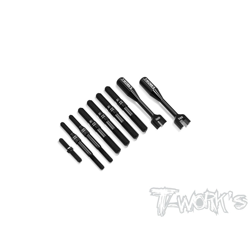 TBB-GTXE   64 Titanium Black Coating Turnbuckle Set( For Xray GTXE 2022/2023  )