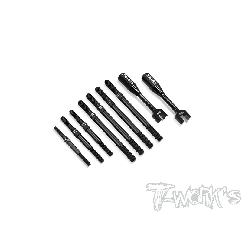 TBB-NB482.2   64 Titanium Black Coating Turnbuckle Set( For Tekno NB48 2.2 )
