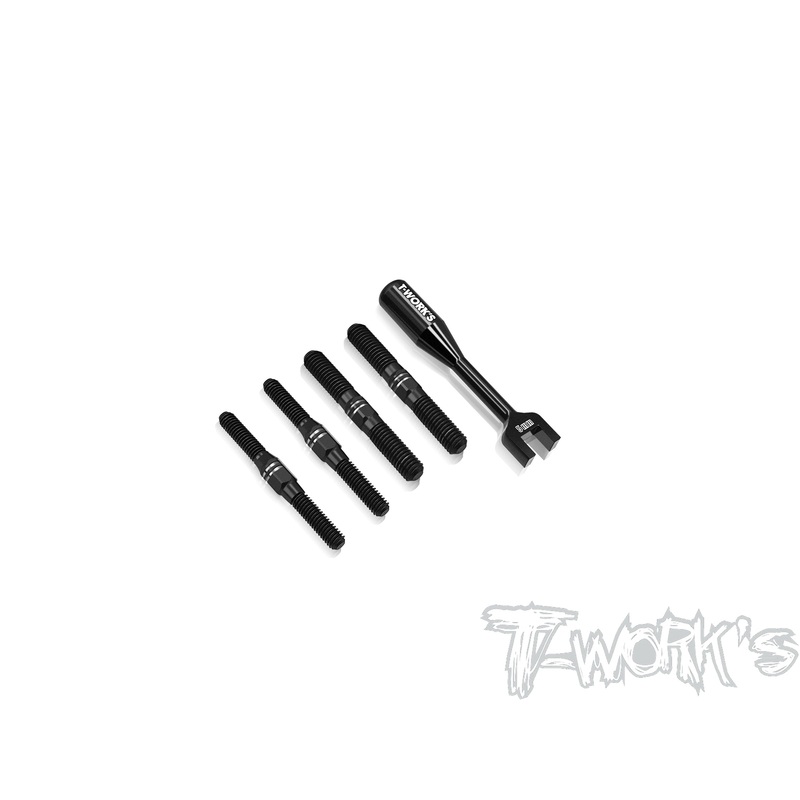 TBB-S35-4eEVO   64 Titanium Black Coating Turnbuckle Set( For SWORKZ S35-4e EVO )