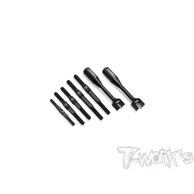 TBB-X8BE-2021   64 Titanium Black Coating Turnbuckle Set( For Xray XB8 2021/ XB8E 2021 )