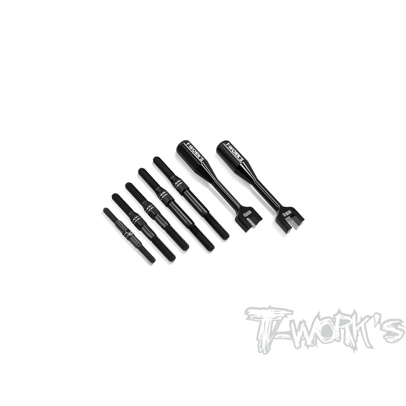 TBB-XB823   64 Titanium Black Coating Turnbuckle Set( For Xray XB8 2022 / XB8 2023/XB8 2024)