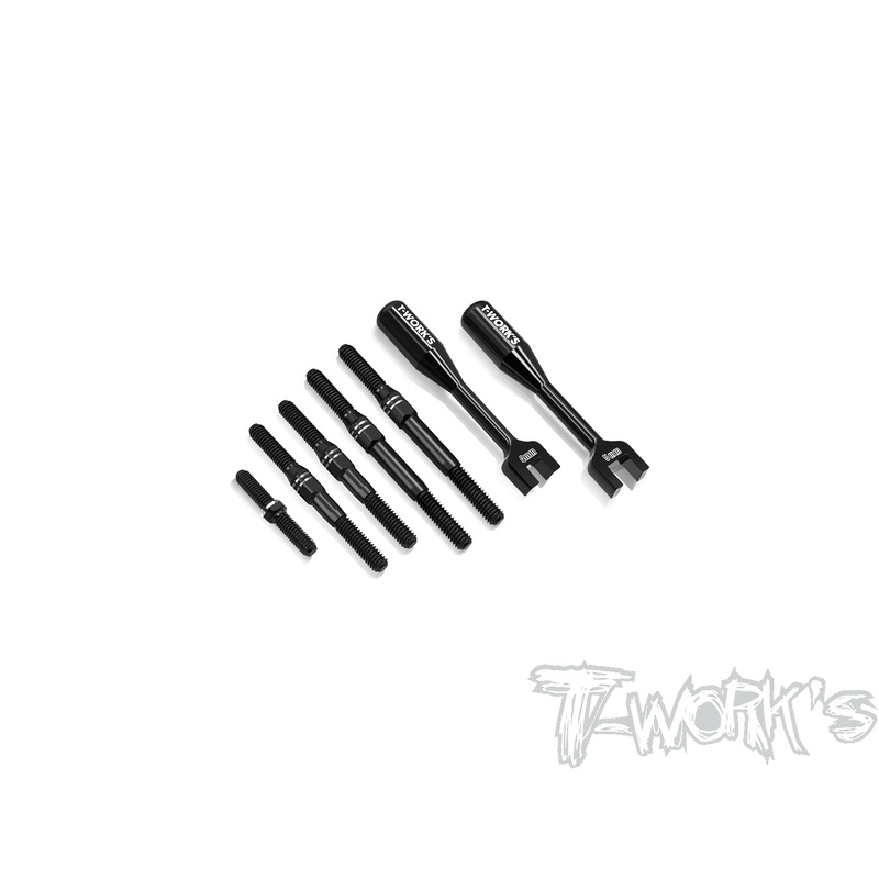 TBB-XB8E'24   64 Titanium Black Coating Turnbuckle Set( For Xray XB8E'24 )