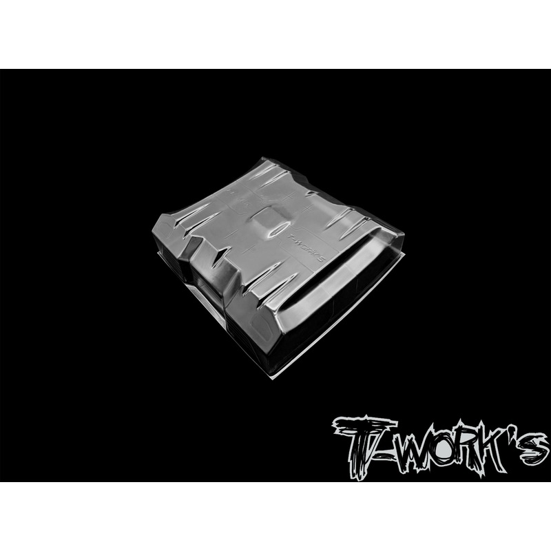TE-265     1/10 Lexan Flat Rear Wing  7" Wide  2pcs.