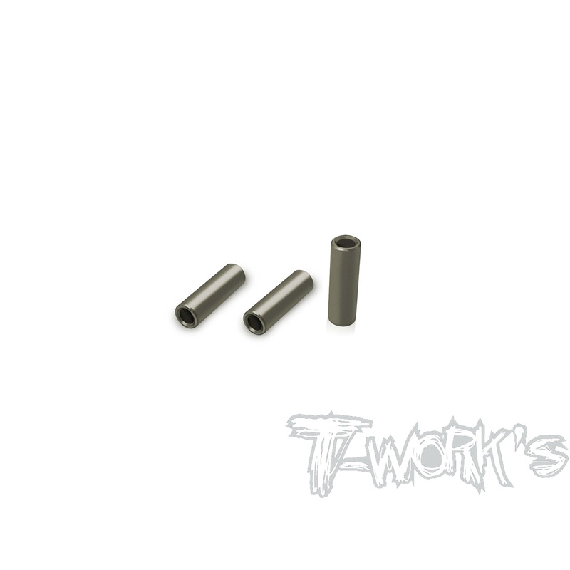 TE-B7-K   7075-T6 Hard Coated Alum. Idler Gear Shaft ( For Team Associated RC10 B7 ) 3pcs.