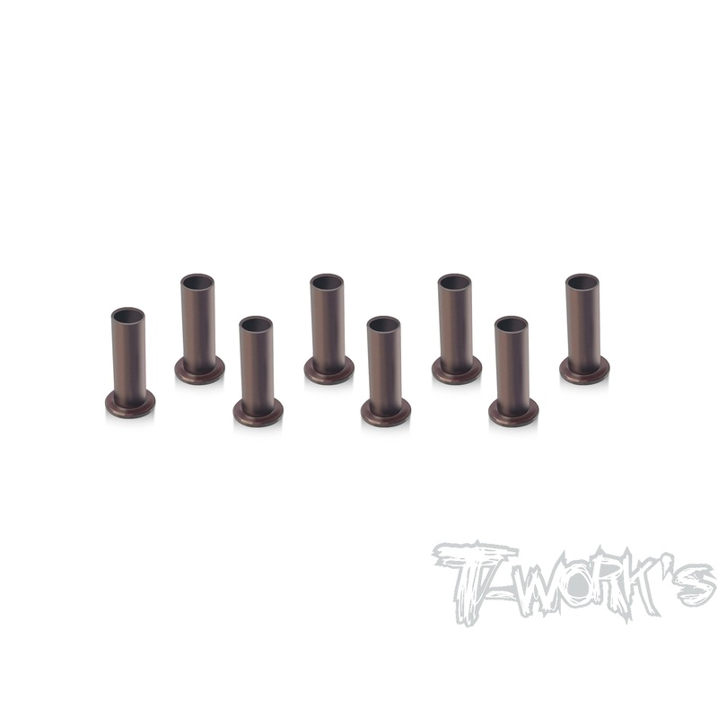 TO-330-G   Steel Arm Sleeve Bushing ( For Tekno NB48 2.2 ) 8pcs.