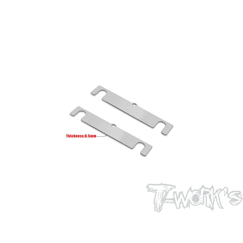 TO-346-E   Stainless Steel C/D Block  Spacer 0.5/ 1mm ( For Infinity IFB8 ) 2pcs.