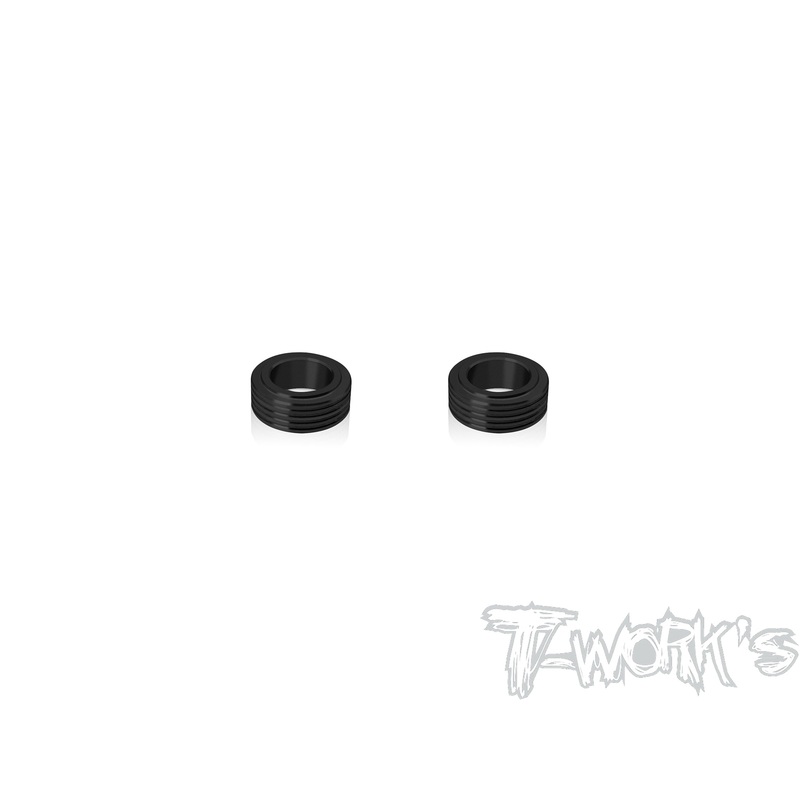 TO-346-F  Alum. Steering Post Spacer ( For Infinity IFB8 ) 2pcs.