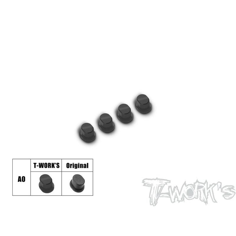 TO-347-IFB8-A  CNC Machined Delrin Arm Mount Insert ( For Infinity IFB8 A/B/C/D Mount ) 4pcs.