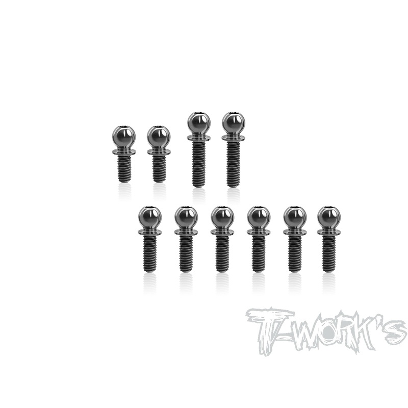 TP-208    64 Titanium Ball End set ( For Xray XT4'25 )10pcs.