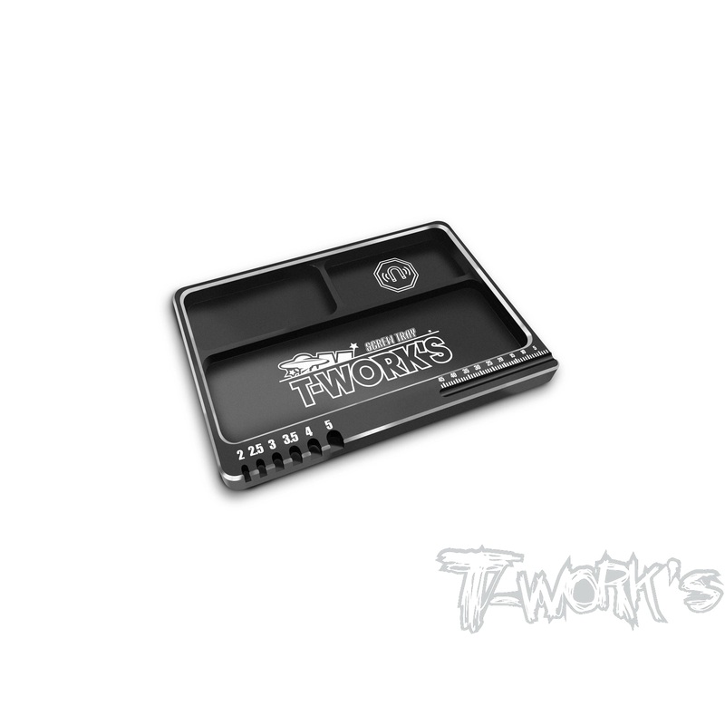 TT-120-B    T-Work's Alum. Screw Tray