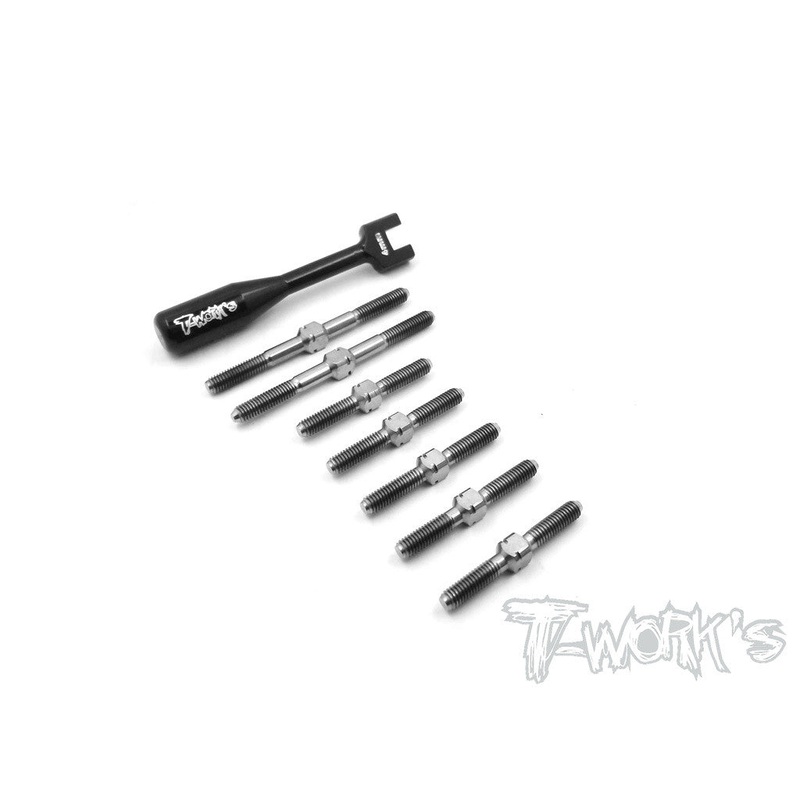 TB-095 64 Titanium Turnbuckle Set ( For Kyosho TF7 )