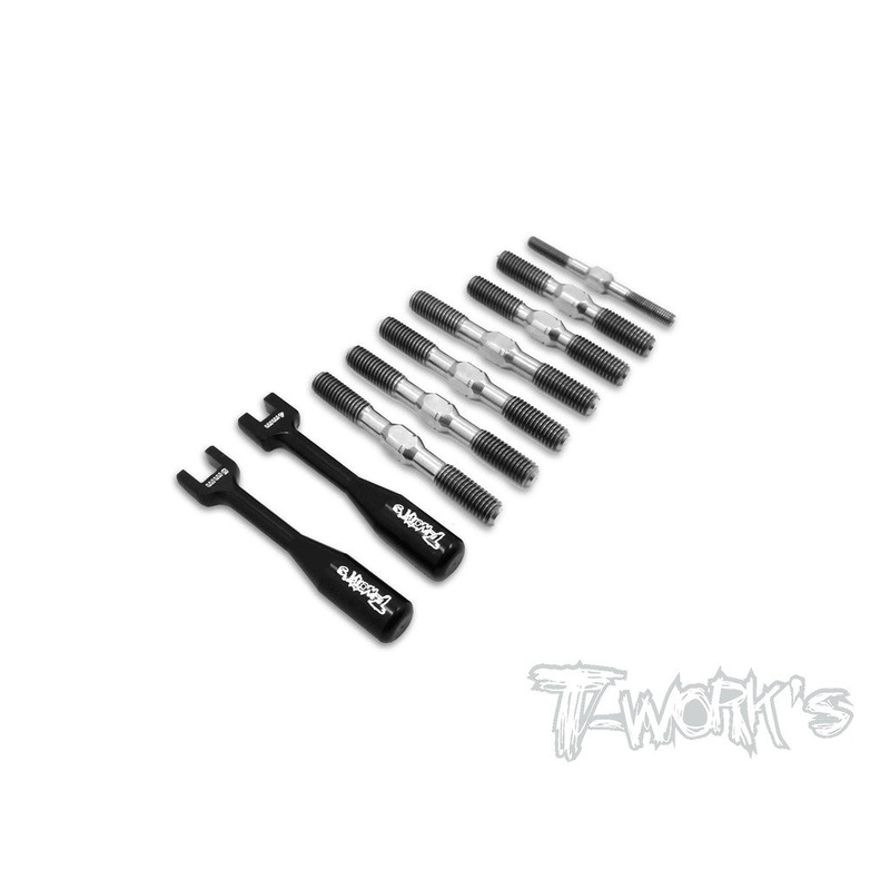 TB-101 64 Titanium Turnbuckle Set ( For Serpent Cobra SRX8 )