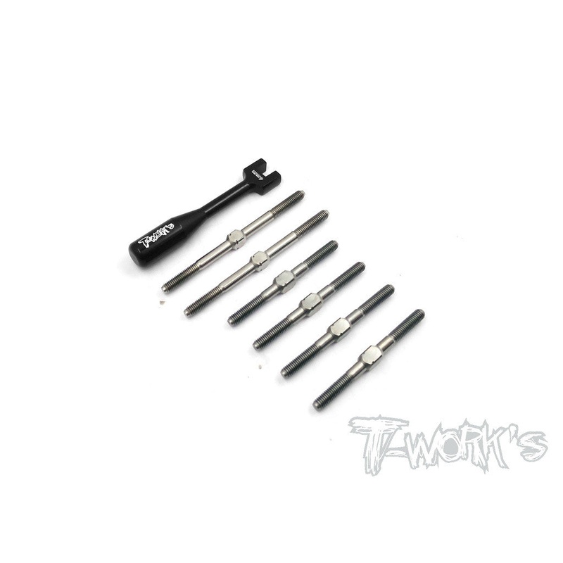 TB-106  64 Titanium Turnbuckle Set For Kyosho Optima