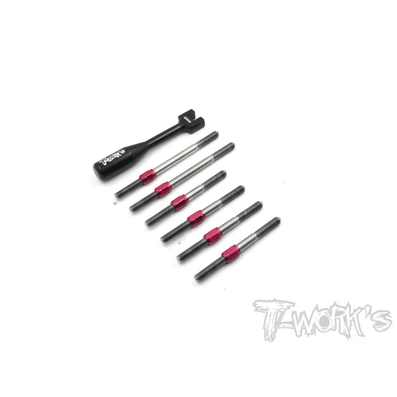 TB-106H  Hybrid Titanium Turnbuckle Set  For Kyosho Optima