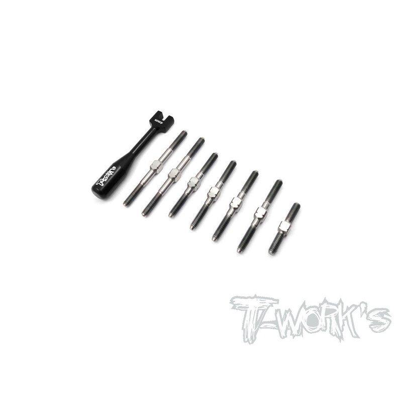 TB-108  64 Titanium Turnbuckle Set  For Schumacher Mi6